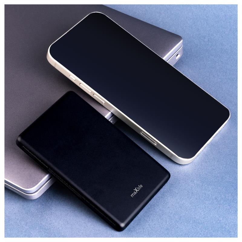 Φορτιστής Ανάγκης Maxlife MXPB-05 20W 5000mAh PD Magnetic Wireless Μαύρο
