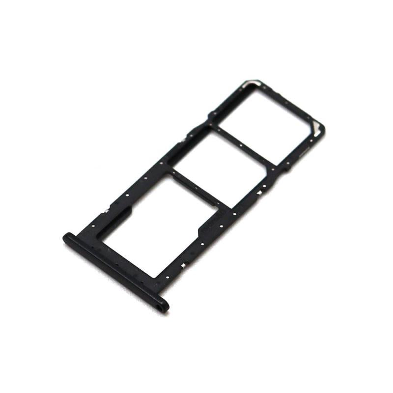 Βάση Κάρτας Sim & SD Samsung A025G Galaxy A02s Μαύρο (Original)