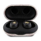 True Wireless Ακουστικά Bluetooth Guess Docking Station Metal 4G Ροζ