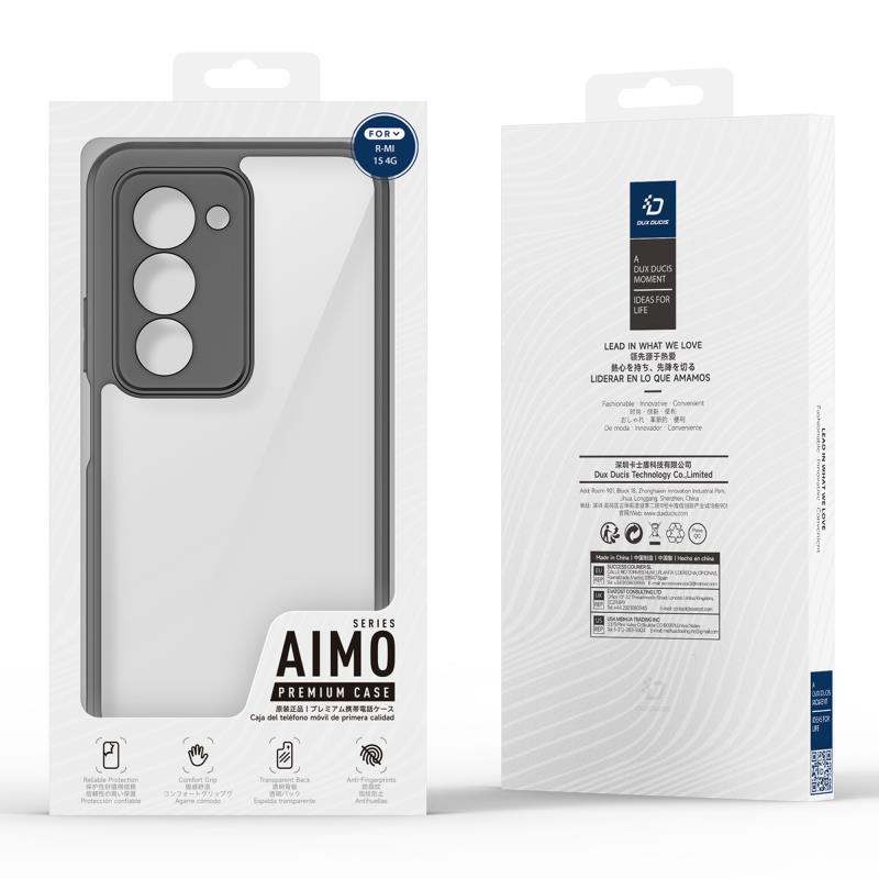 Θήκη TPU & PC Dux Ducis Aimo Xiaomi Redmi 15 4G/ Redmi 15 5G Μαύρο