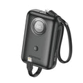 Φορτιστής Ανάγκης Foneng PX105 22.5W 10000mAh Mini με 2 Ενσωματωμένα Καλώδια Μαύρο