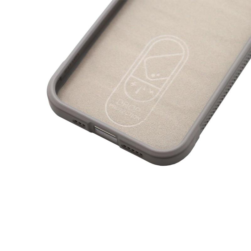 Θήκη Shield TPU inos Apple iPhone 12 Pro Stripes Ανοιχτό Γκρι