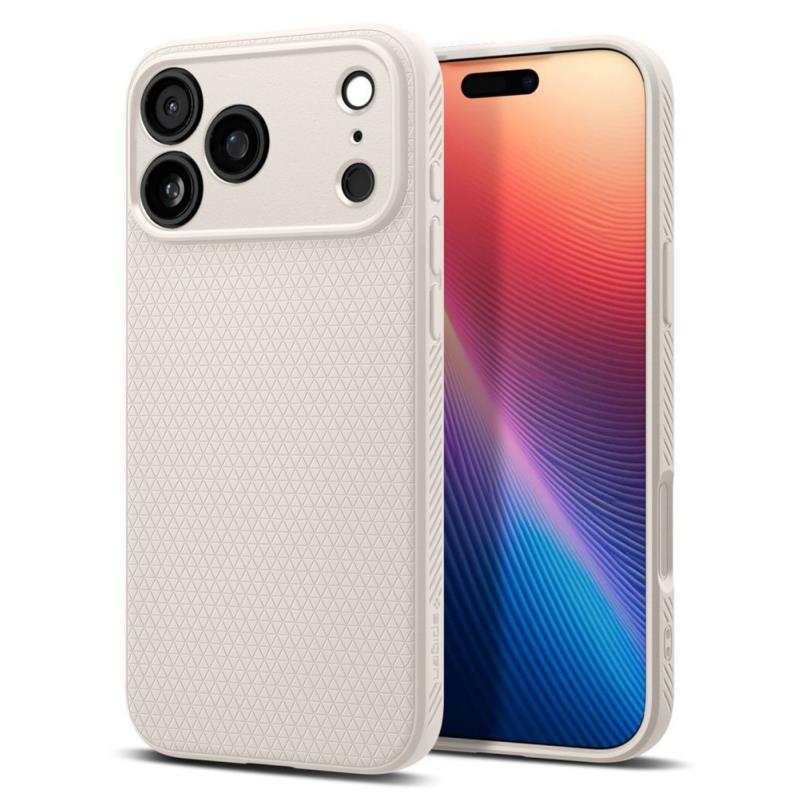 Θήκη Soft TPU Spigen Apple iPhone 17 Pro Max Liquid Air Natural Τιτάνιο