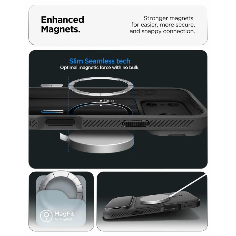 Θήκη TPU Spigen Apple iPhone 18 Pro/ 17 Pro Optik Armor Μαύρο