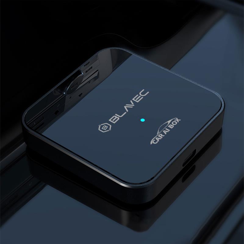 Ασύρματος Προσαρμογέας AI Box Blavec BCP-01 Carplay/ Android Auto με Bluetooth Wi-Fi & Καλώδια USB A & USB C σε USB C Μαύρο