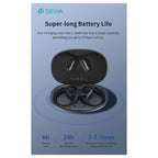 True Wireless Ακουστικά Bluetooth Devia EM043 OWS Ultra1 Open Χρυσό