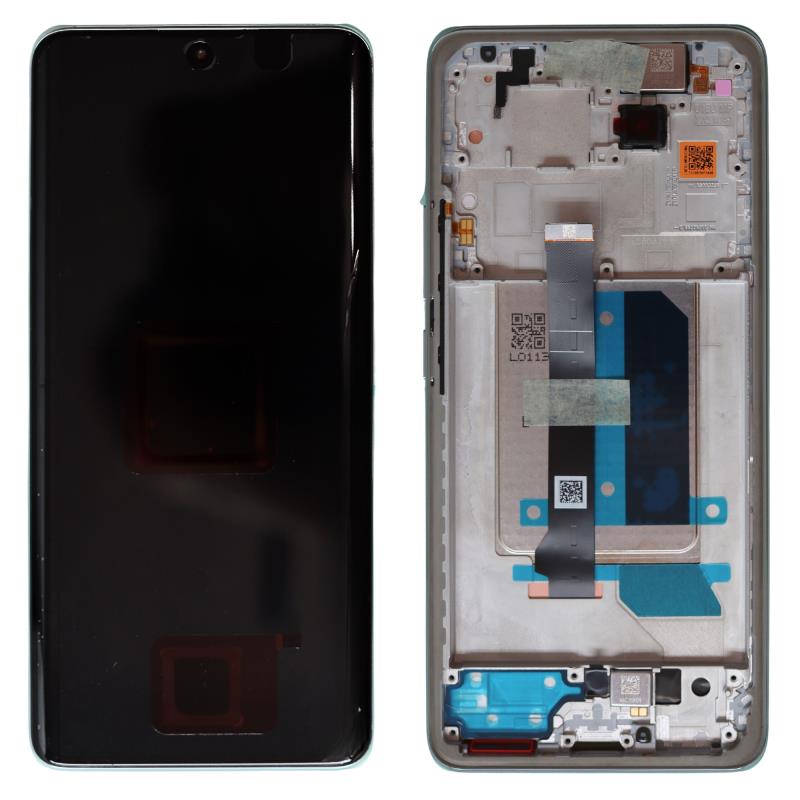 Screen with Touch Screen & Middle Frame Xiaomi Redmi Note 14 Pro Plus 5G Blue (Original)