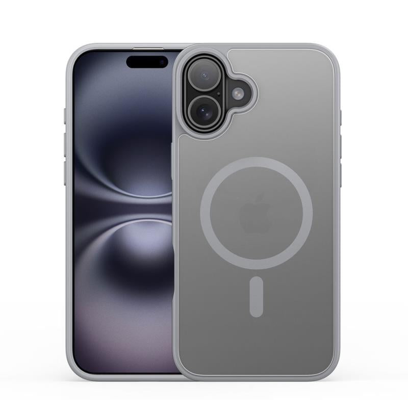 Θήκη TPU & PC Dux Ducis Apple iPhone 16 Magnetic MagSafe Yind Γκρι