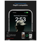 Θήκη TPU & PC Spigen Ultra Hybrid Mag Magsafe Apple iPhone 17 Pro Zero One Τιτάνιο