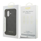 Θήκη PU Guess Apple iPhone 17 Hardcase Classic 4G Μαύρο