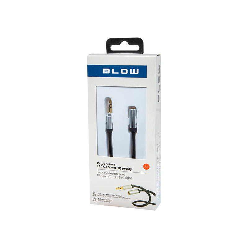 Καλώδιο Stereo Jack 3.5mm 1m M/F Premium