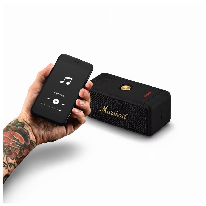 Φορητό Ηχείο Bluetooth Marshall Emberton II Μαύρο-Χρυσό