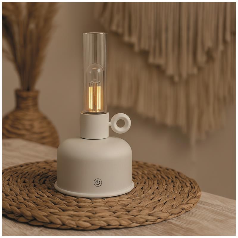 Φωτιστικό LED Forever Light FLR-05 Vintage Petroleum Light Μπεζ