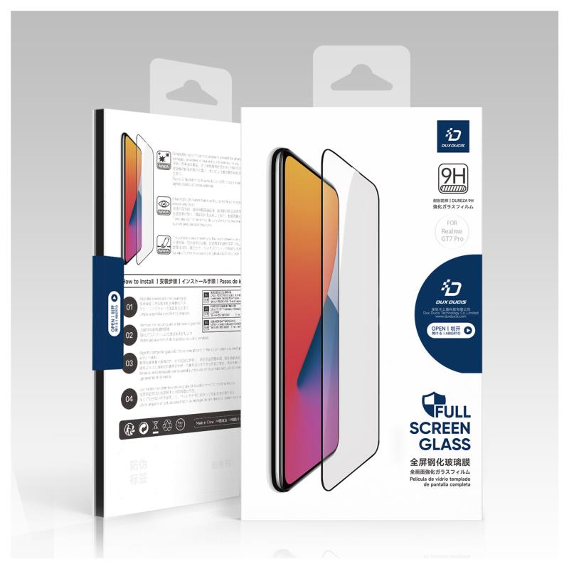 Tempered Glass Full Face Dux Ducis Realme GT 7 Pro Μαύρο (1 τεμ.)