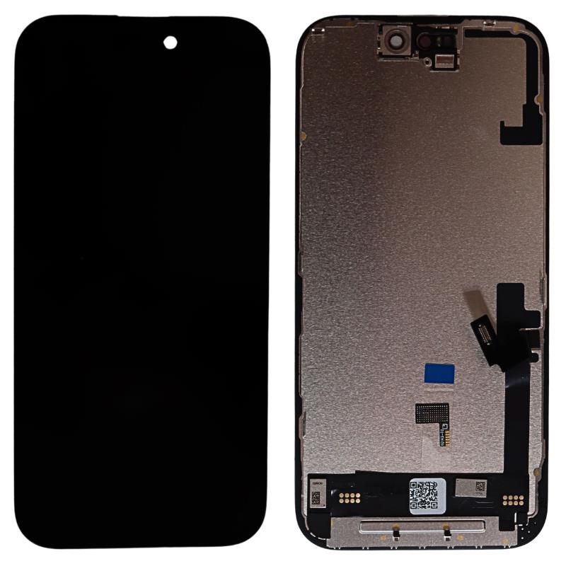 Οθόνη με Touch Screen Hard Oled Apple iPhone 16 Plus Μαύρο (OEM)