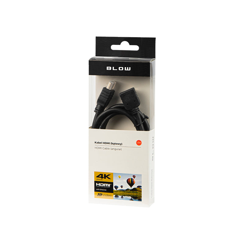 Καλώδιο HDMI - HDMI Γωνία 1.5m BLOW
