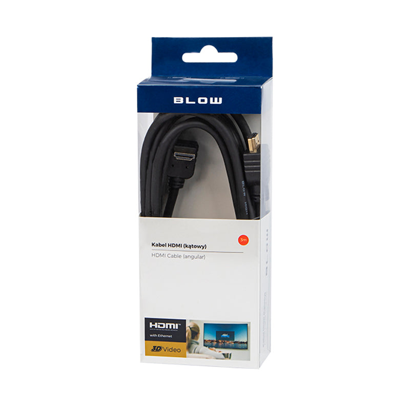 Καλώδιο HDMI - HDMI Γωνία 3m BLOW