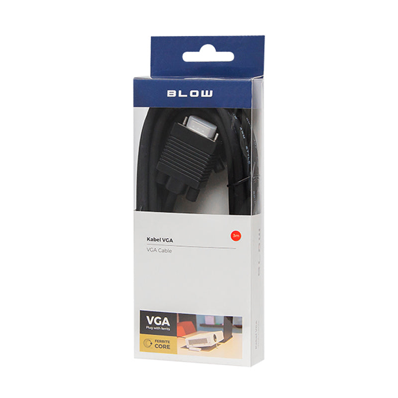 Καλώδιο VGA M/M 3m blister BLOW