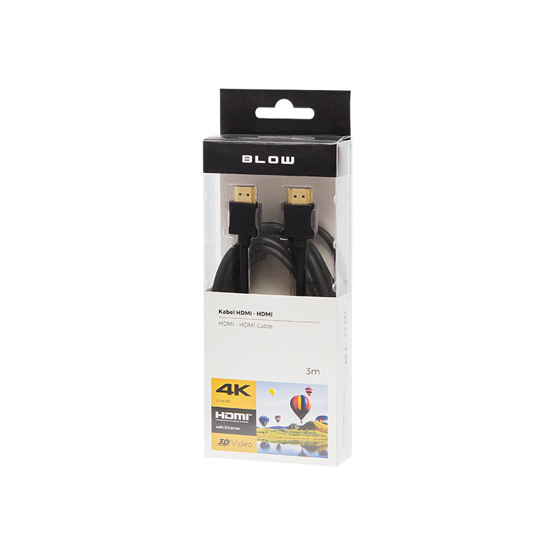 Καλώδιο HDMI - HDMI 2.0 4K 3m BLOW