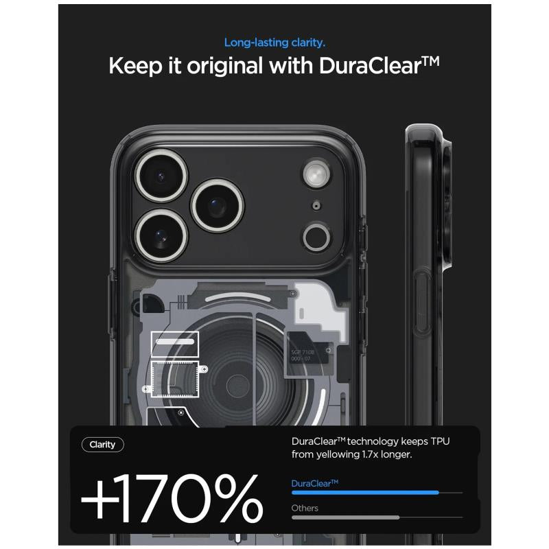 Θήκη TPU & PC Spigen Apple iPhone 18 Pro Max/ 17 Pro Max MagSafe Ultra Hybrid Zero One Μαύρο