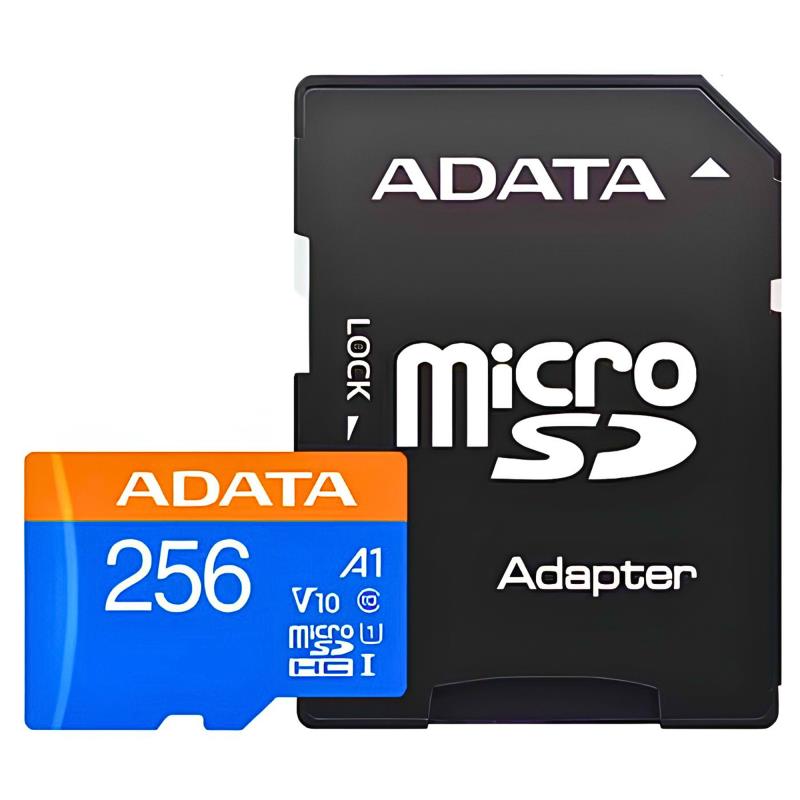 Κάρτα μνήμης Micro SDXC C10 UHS-1 U1 Adata Premier 100MB/s 256GB + 1 ADP