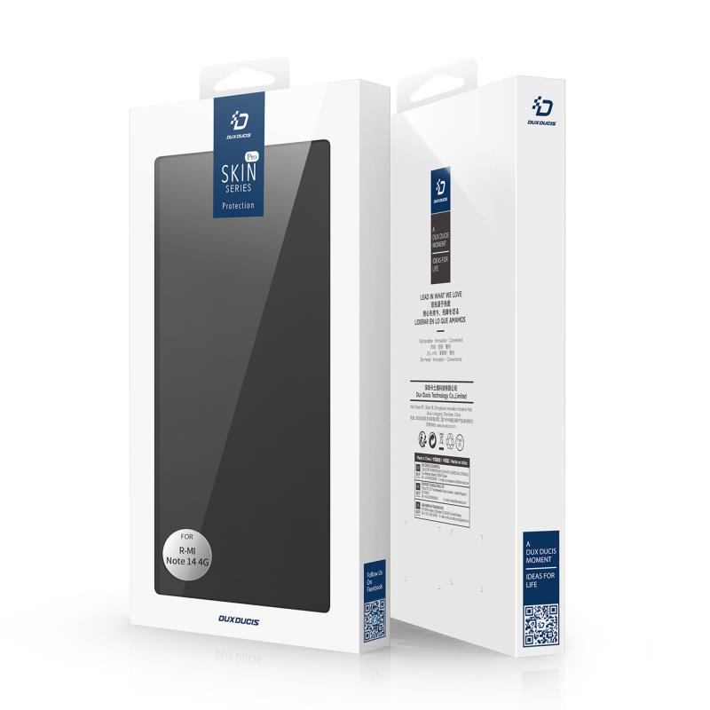 Θήκη Flip Dux Ducis Xiaomi Redmi Note 14 4G Skin Pro Μαύρο