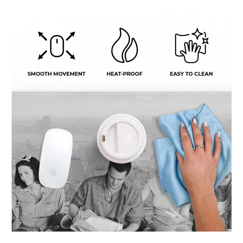 Mousepad Warner Bros Friends 016 80x40cm Γκρι (1 τεμ)