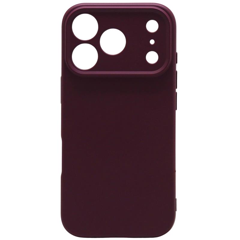 Θήκη Soft TPU inos Apple iPhone 18 Pro 5G S-Cover Μπορντώ