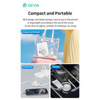 Καλώδιο Σύνδεσης USB 2.0 Devia EC317 USB C σε USB C PD 100W 1m Stretchable Pro2 Λευκό