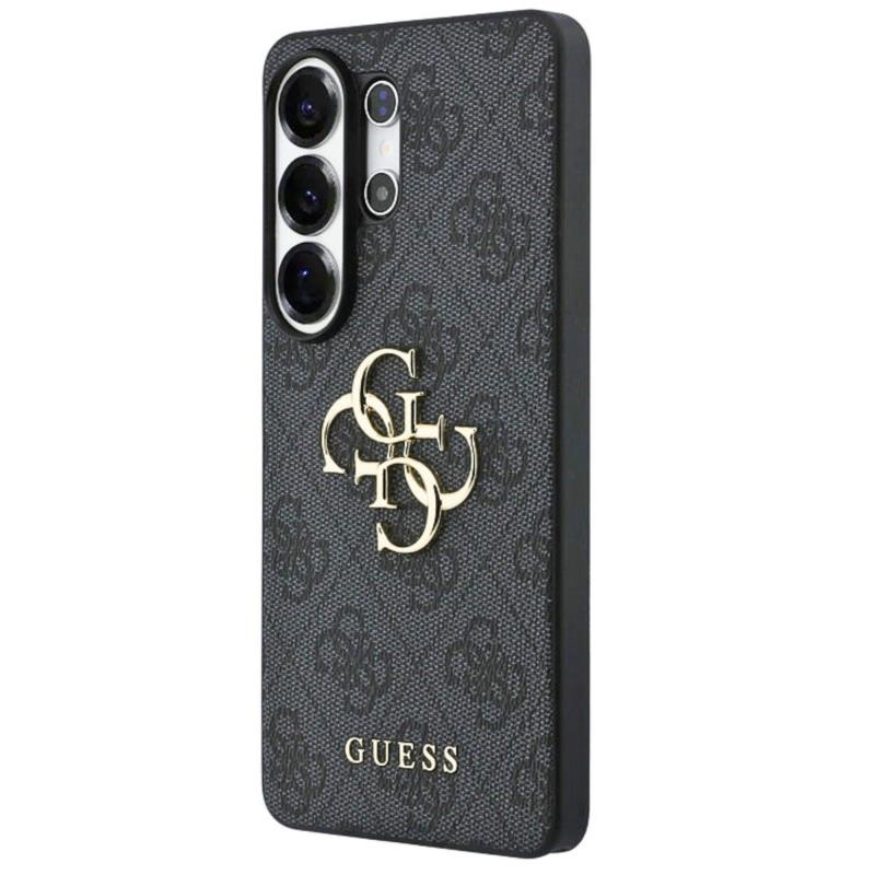 Θήκη PU Guess Samsung Galaxy S26 Ultra Hardcase Big Logo 4G Μαύρο