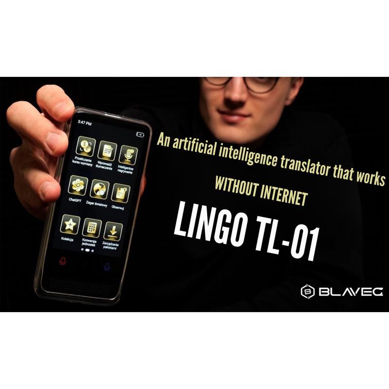 Φορητός Μεταφραστής Blavec Lingo TL-01 Μαύρο