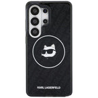 Θήκη TPU Karl Lagerfeld Samsung Galaxy S26 Ultra Magnetic IML Choupette on KL Repeated Logo Μαύρο