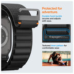 Λουράκι Spigen Apple Watch (44/ 45/ 46/ 49mm) WBF1 Μαύρο