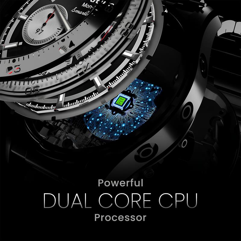 Smartwatch HiFuture Go Pro 2 1.32" Ασημί