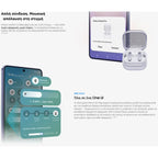 True Wireless Ακουστικά Bluetooth Samsung SM-R640 Galaxy Buds 4 Pro Λευκό