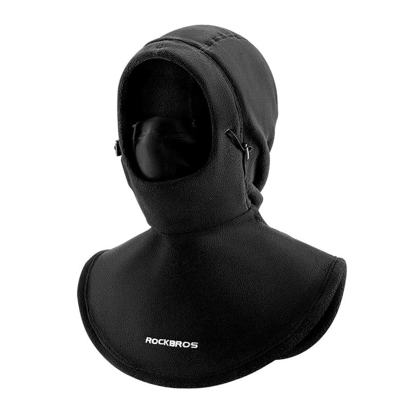 Μπαλακλάβα για Αναβάτη Μοτοσυκλέτας Rockbros YPP034 Fleece Αντιανεμική Αδιάβροχη Μαύρο