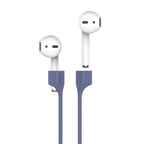 Strap Λαιμού Σιλικόνης AhaStyle PT74 Apple AirPods Magnetic Σκούρο Μπλε