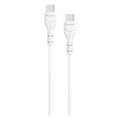 Καλώδιο Σύνδεσης USB 2.0 Devia EC151 USB C σε USB C 60W 1m Kintone Eco-Friendly Λευκό