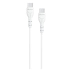 Καλώδιο Σύνδεσης USB 2.0 Devia EC151 USB C σε USB C 60W 1m Kintone Eco-Friendly Λευκό
