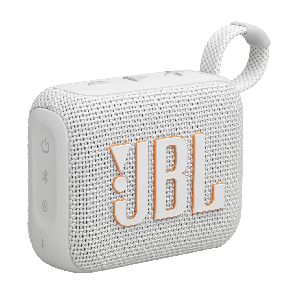 JBL GO4, Portable Bluetooth Speaker, Water/Dust proof IP67, (White)