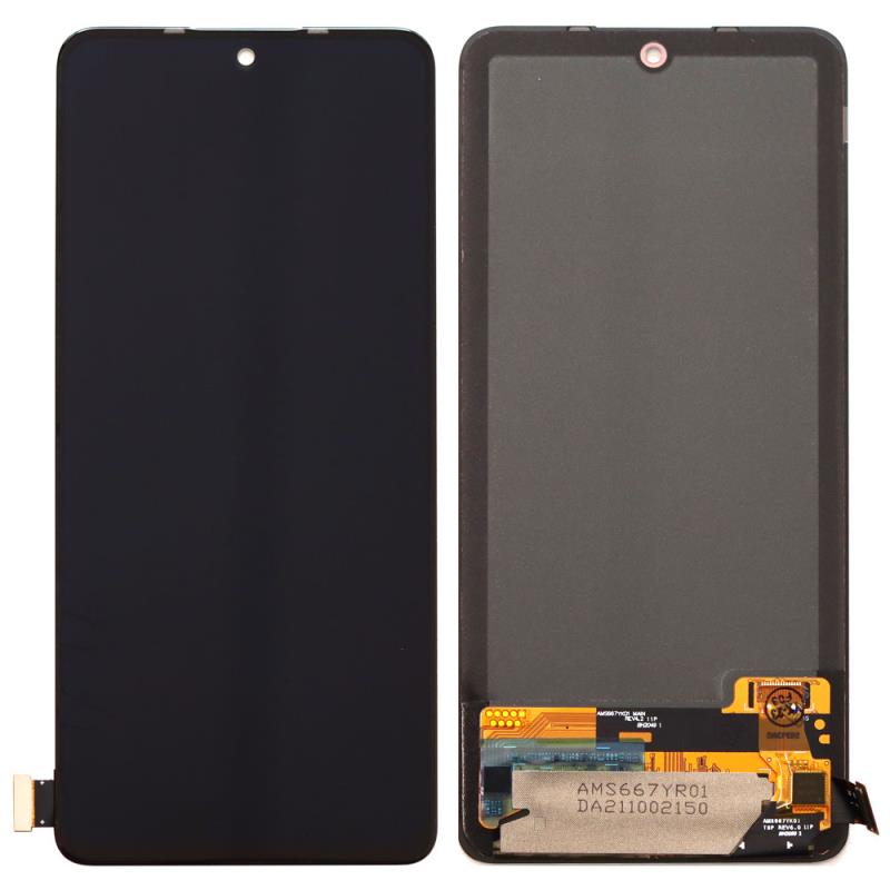 Οθόνη με Touch Screen Xiaomi Poco X4 Pro 5G/ Redmi Note 11 Pro/ Redmi Note 12 Pro AMOLED version Μαύρο (OEM)