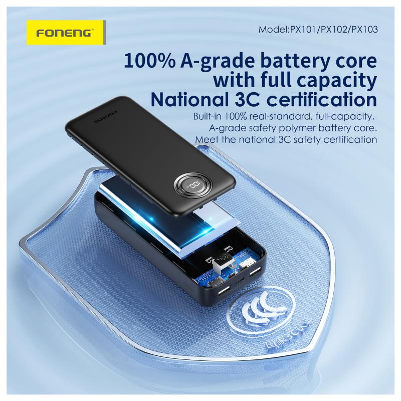 Φορτιστής Ανάγκης Foneng PX102 22.5W 20000mAh PD Μαύρο