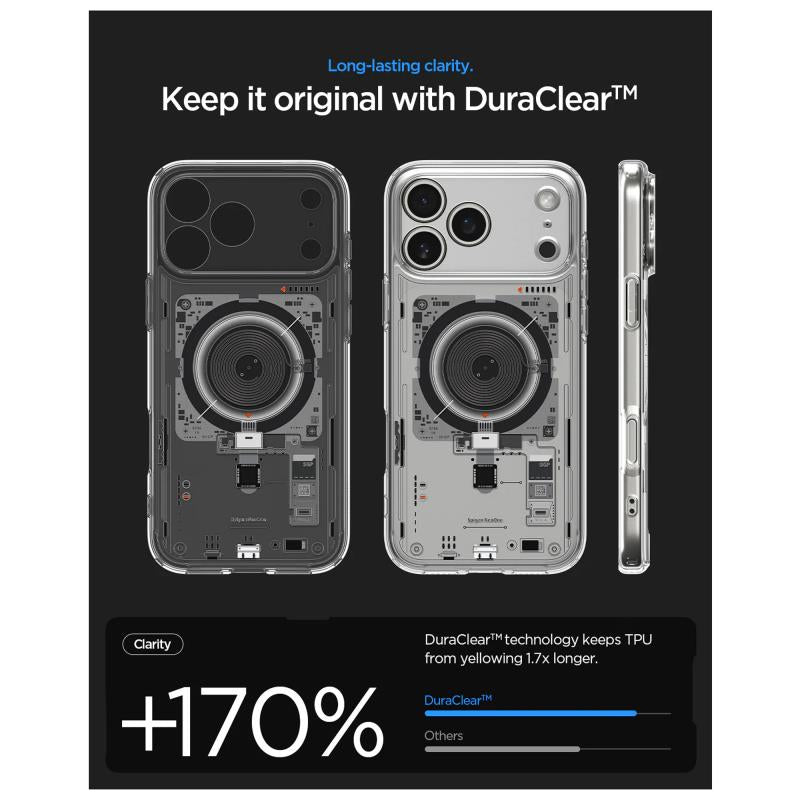 Θήκη TPU & PC Spigen Ultra Hybrid Magsafe Apple iPhone 17 Pro Max Neo One Διάφανο