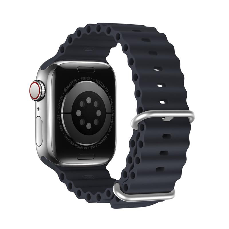 Λουράκι Σιλικόνης Dux Ducis OceanWave Bracelet Apple Watch (38/ 40/ 41/ 42mm) Γκρι