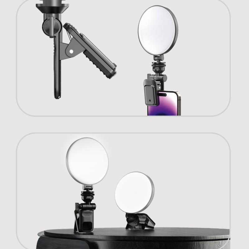 Φωτιστικό Selfie LED Ring Lamp Blavec Aura Mini P-60 για Κινητά Μαύρο
