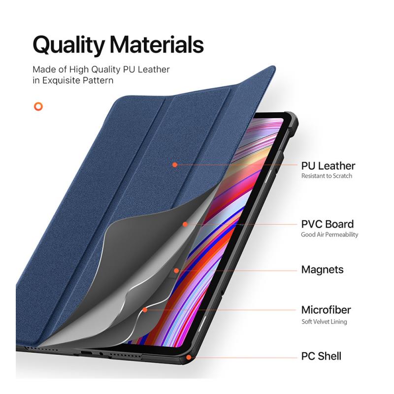 Θήκη TPU Flip Shock Proof Dux Ducis Domo Xiaomi Redmi Pad Pro 12.1" Μπλε
