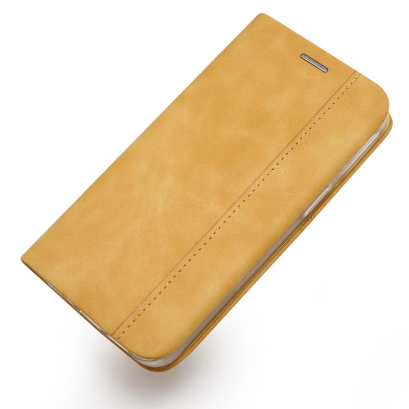 Θήκη Flip Book inos Apple iPhone 12/ 12 Pro S-Folio NE Μουσταρδί
