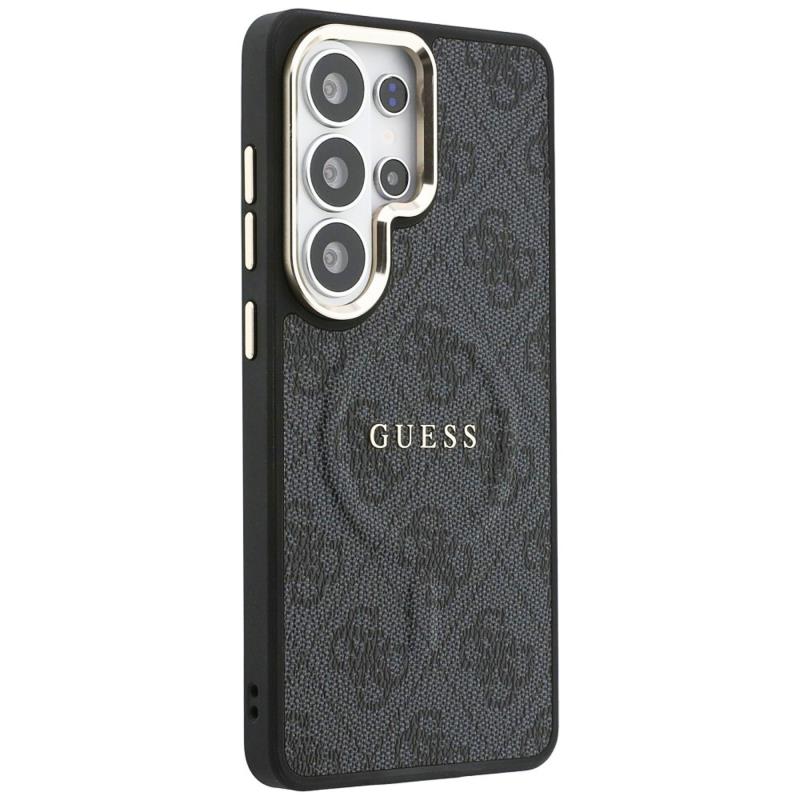 Θήκη PU Guess Samsung Galaxy S26 Ultra 5G Magnetic Hardcase Classic 4G Μαύρο