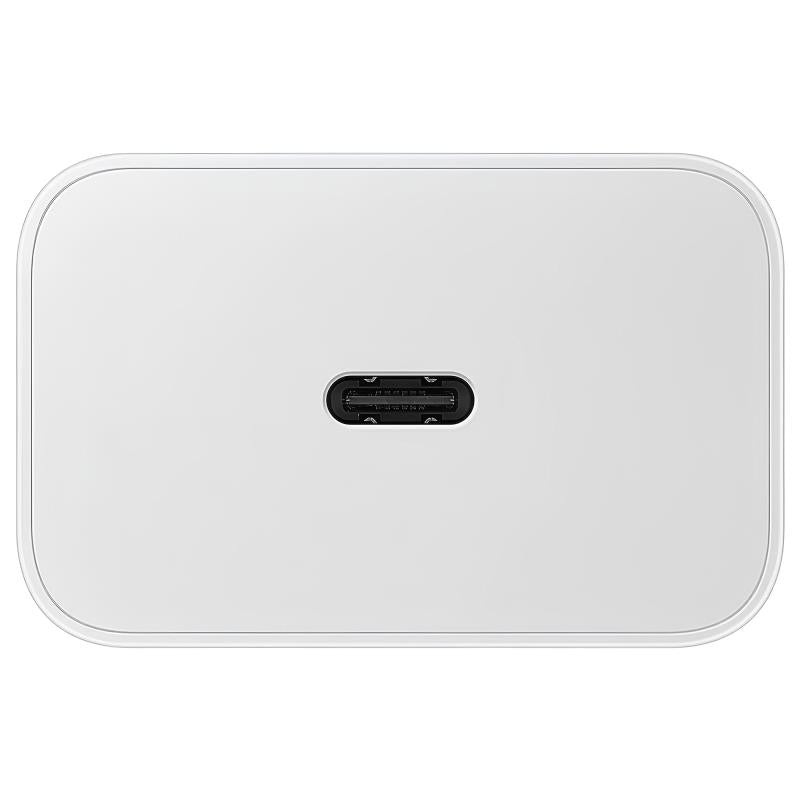 Φορτιστής Ταξιδίου Ταχείας Φόρτισης Samsung EP-T4511XWEGEU με Έξοδο USB C 45W & Καλώδιο USB C σε USB C 1.8m Λευκό