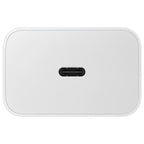 Φορτιστής Ταξιδίου Ταχείας Φόρτισης Samsung EP-T4511XWEGEU με Έξοδο USB C 45W & Καλώδιο USB C σε USB C 1.8m Λευκό